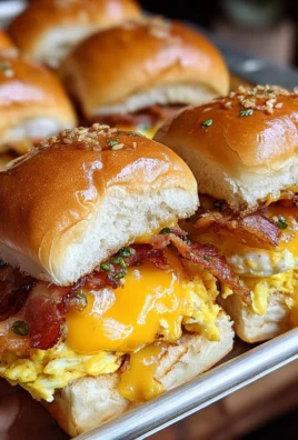 Crack Breakfast Sliders (Bacon Egg & Cheese)