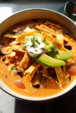 Creamy Chicken Tortilla Soup