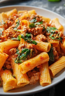 Creamy Sausage Rigatoni