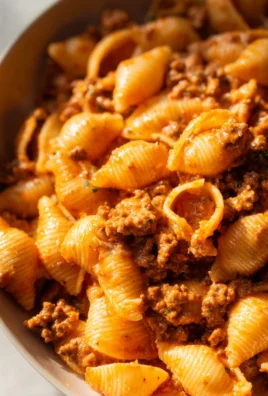 Easy Creamy Beef and Shells