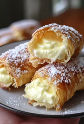 Italian Cream Stuffed Cannoncini
