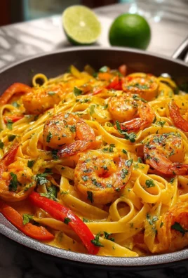 Jamaican Shrimp Pasta: A Creamy Delight