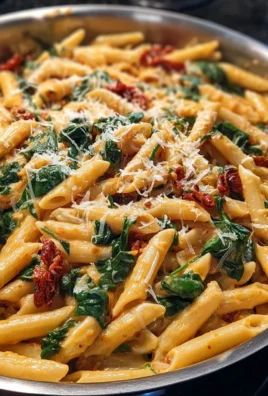 One-Pot Spinach Tomato Pasta