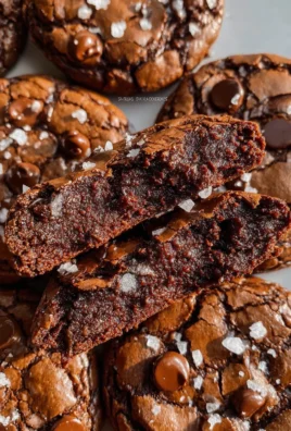 Salted Brownie Cookies