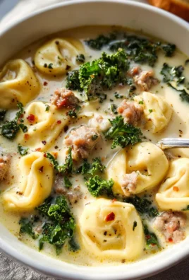 Sausage Tortellini Soup