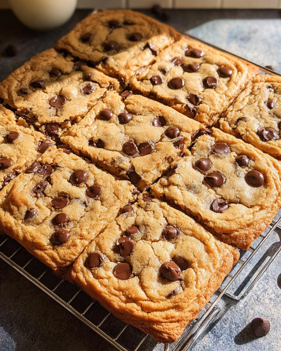 Sheet Pan Chocolate Chip Cookies