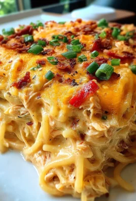 Spicy Southern Cheesy Chicken Spaghetti Casserole