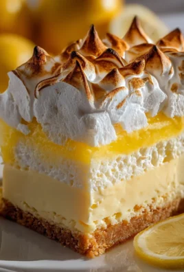 Triple Lemon Meringue Cheesecake
