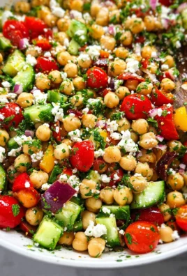 10-Minute Mediterranean Chickpea Salad