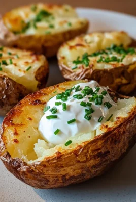 Air Fryer Baked Potatoes are quick and delicious!
