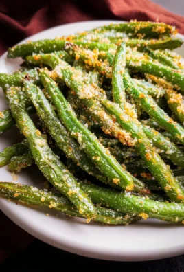 Air Fryer Parmesan Green Beans