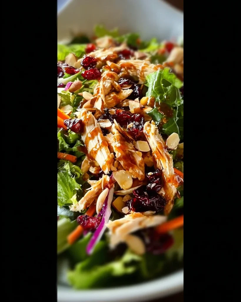 Asian Chicken Cranberry Salad
