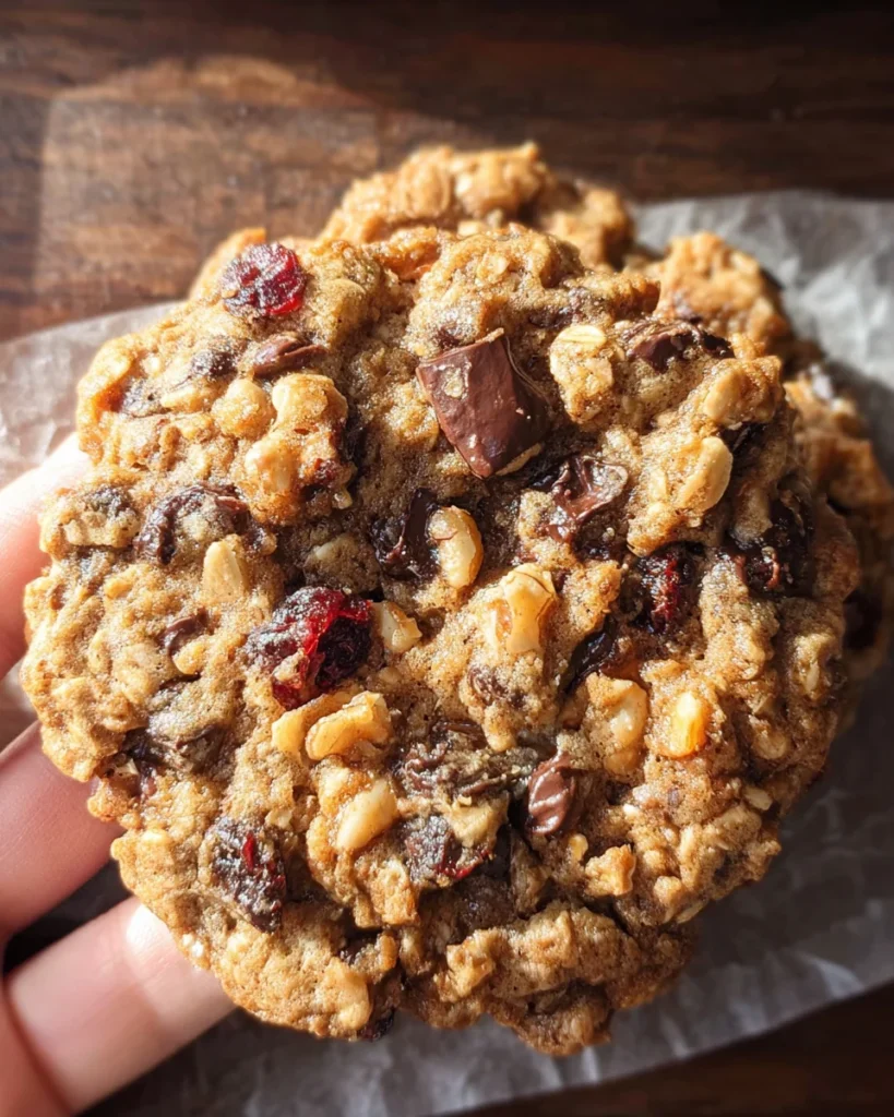Big and Chewy Oatmeal Cookies