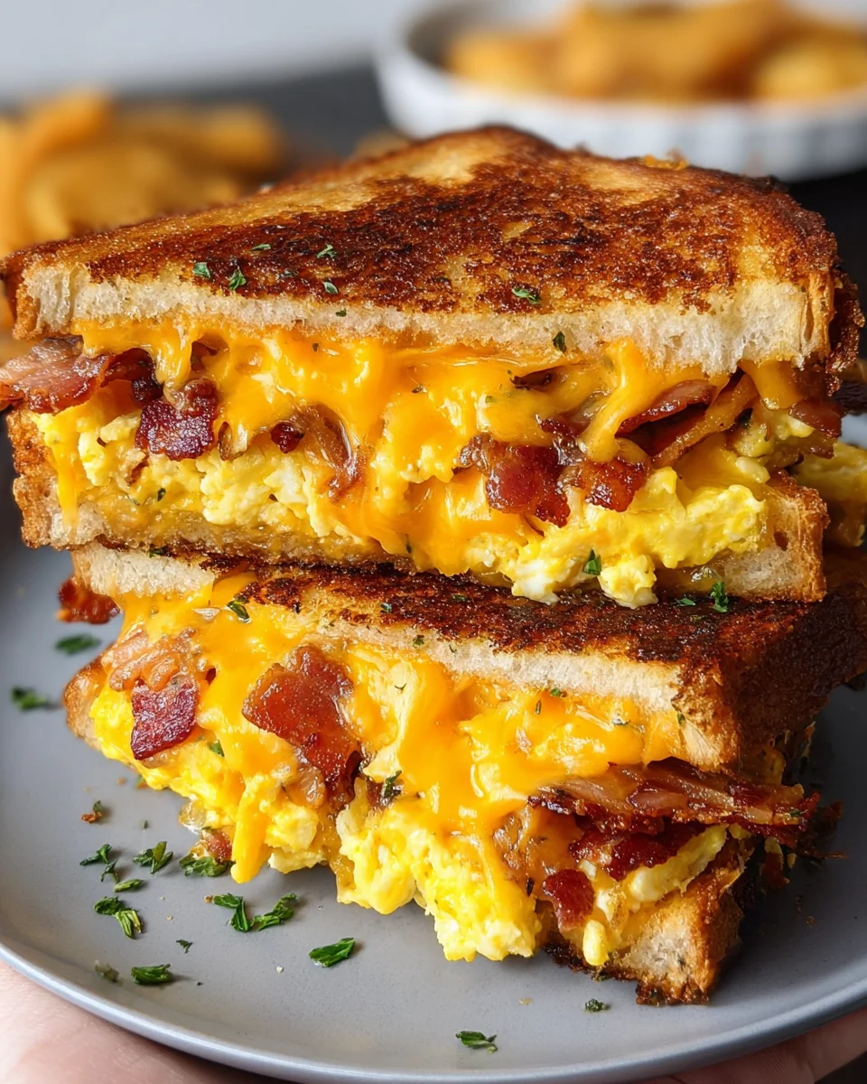 Breakfast Grilled Cheese