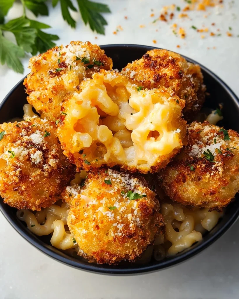 Cheesecake Factory Air Fryer Fried Macaroni and Cheese Balls