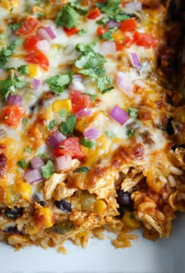 Chicken Burrito Casserole
