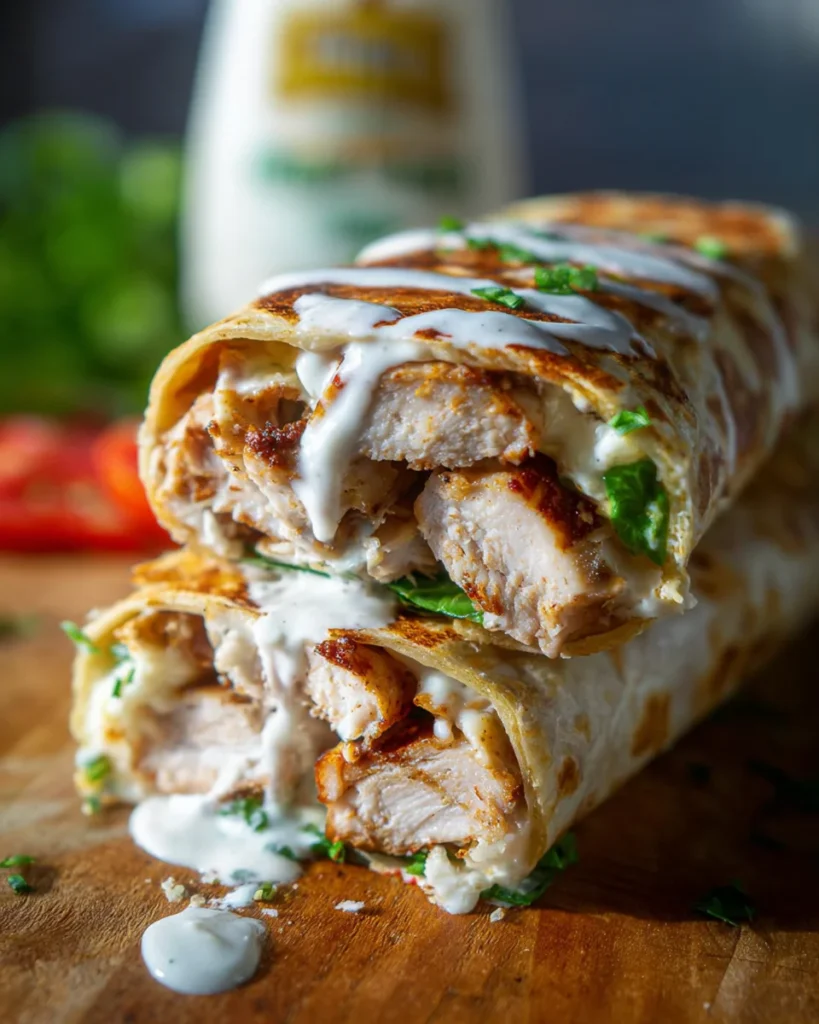 Chicken Ranch Wraps