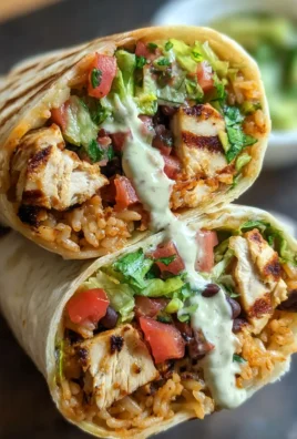 Chipotle Ranch Grilled Chicken Burrito
