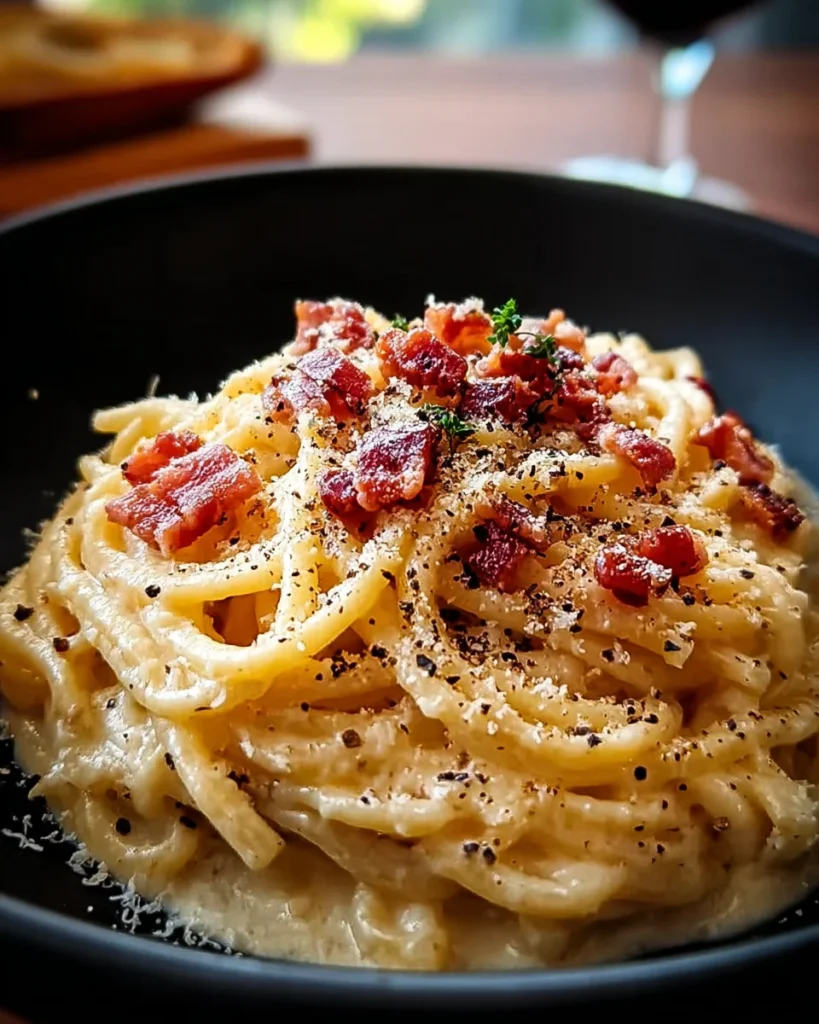 Classic Bacon Carbonara Pasta (Quick & Easy)