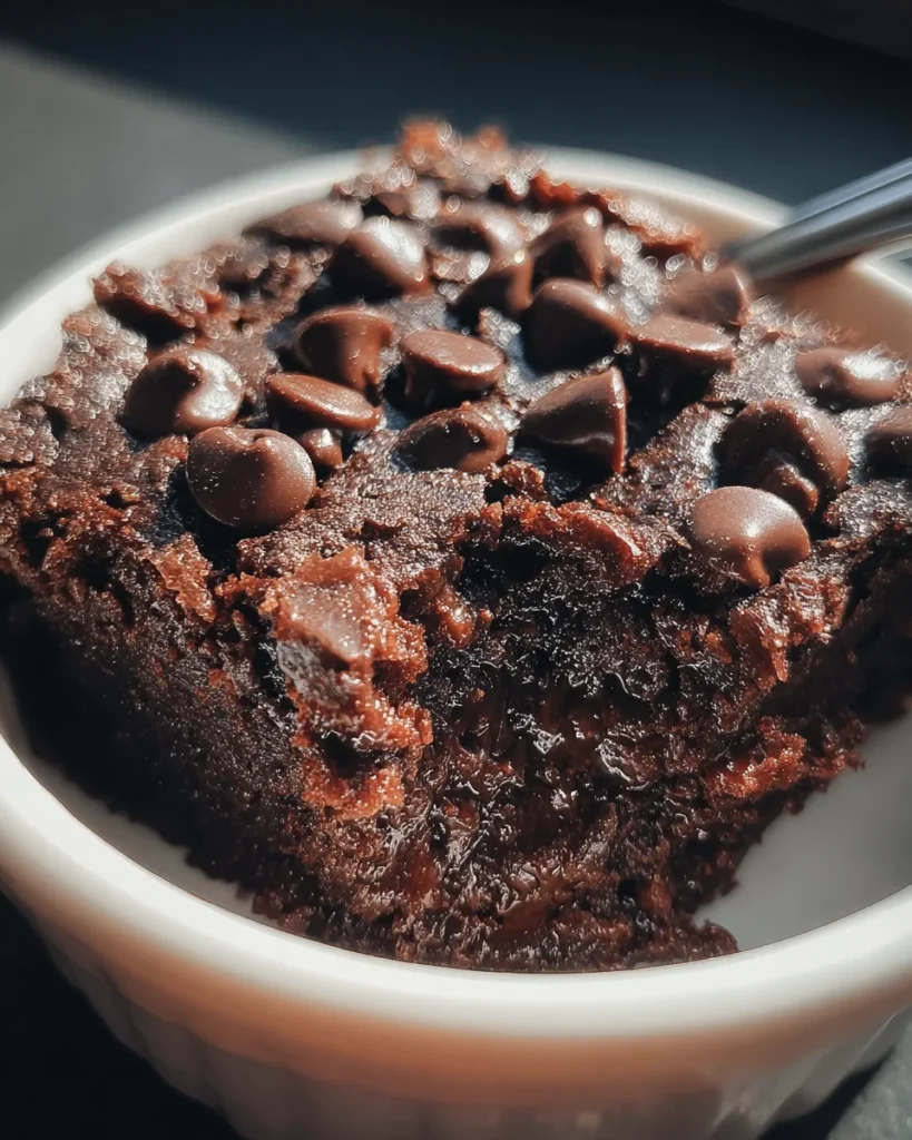 Cottage Cheese Microwave Brownie