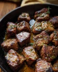 Cowboy Butter Steak Bites