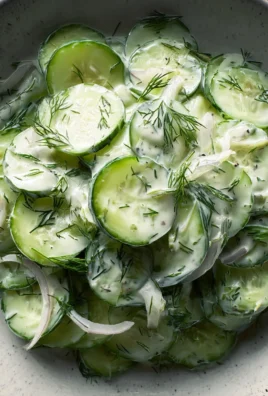 Creamy Cucumber Salad
