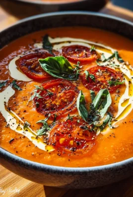 Creamy Roasted Garlic Tomato Soup