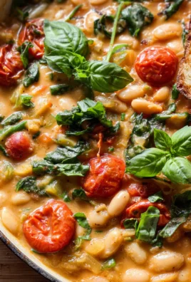Creamy Tomato White Bean Stew