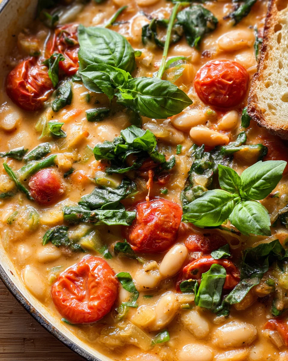 Creamy Tomato White Bean Stew