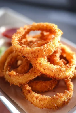 Crispy Air Fried Onion Rings