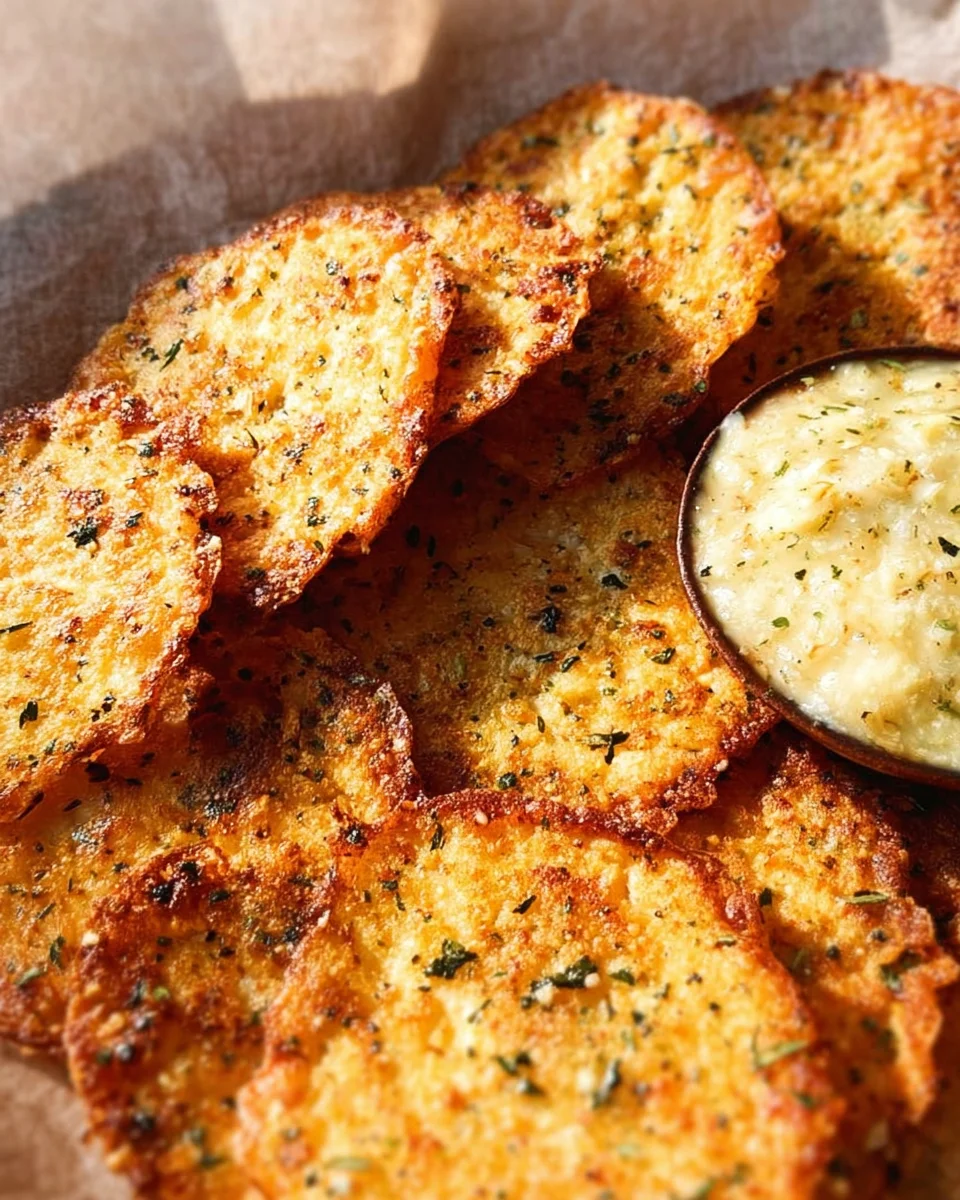 Crispy Cottage Cheese Chips