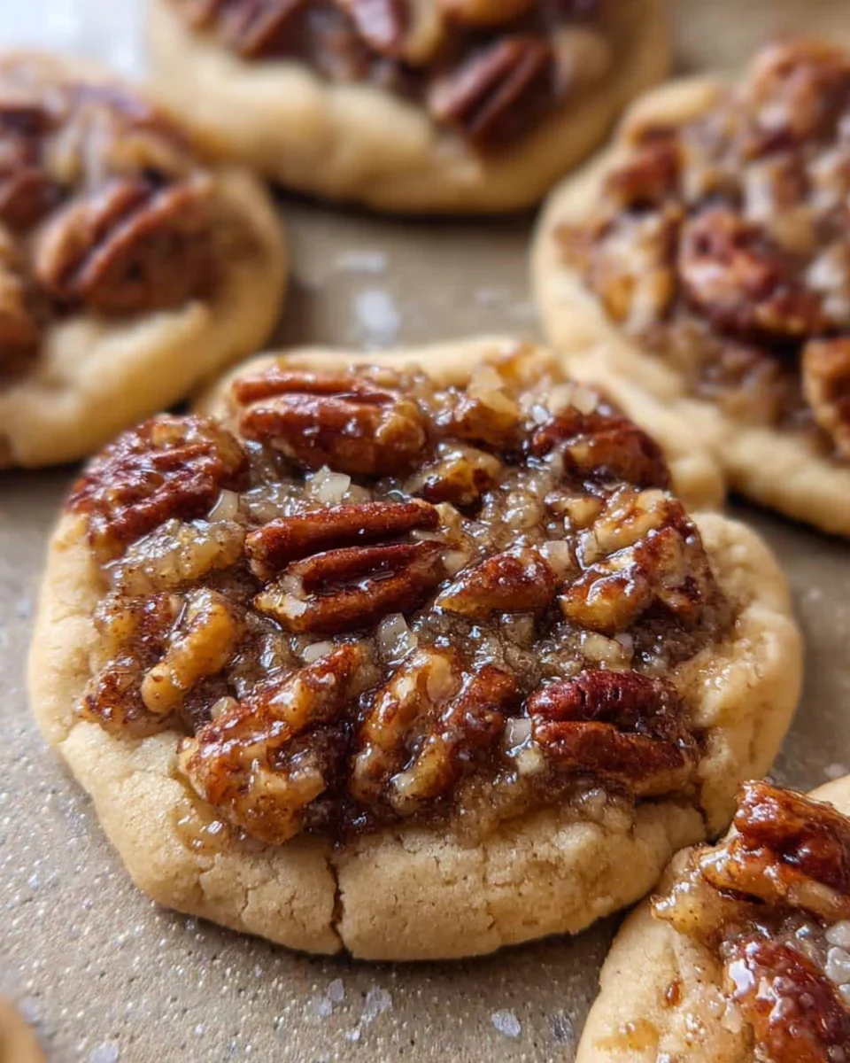 Crumbl pecan pie cookies