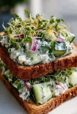 Easy Cucumber Salad Sandwiches