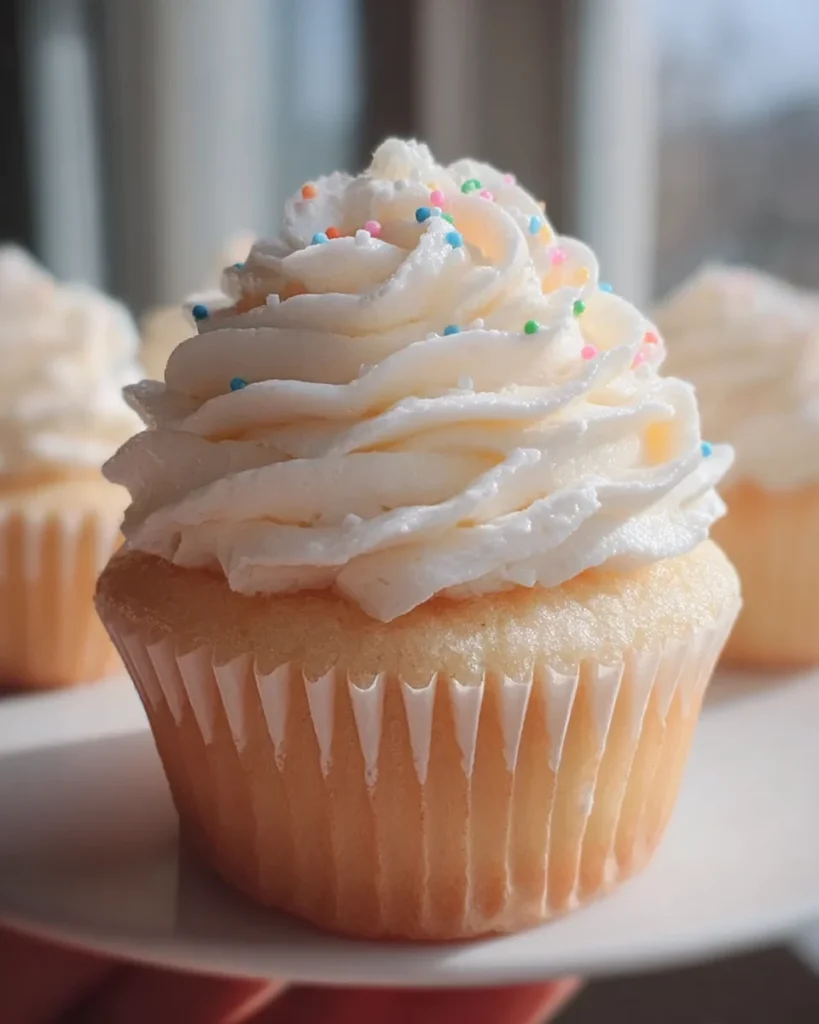 Fluffy White Cupcakes