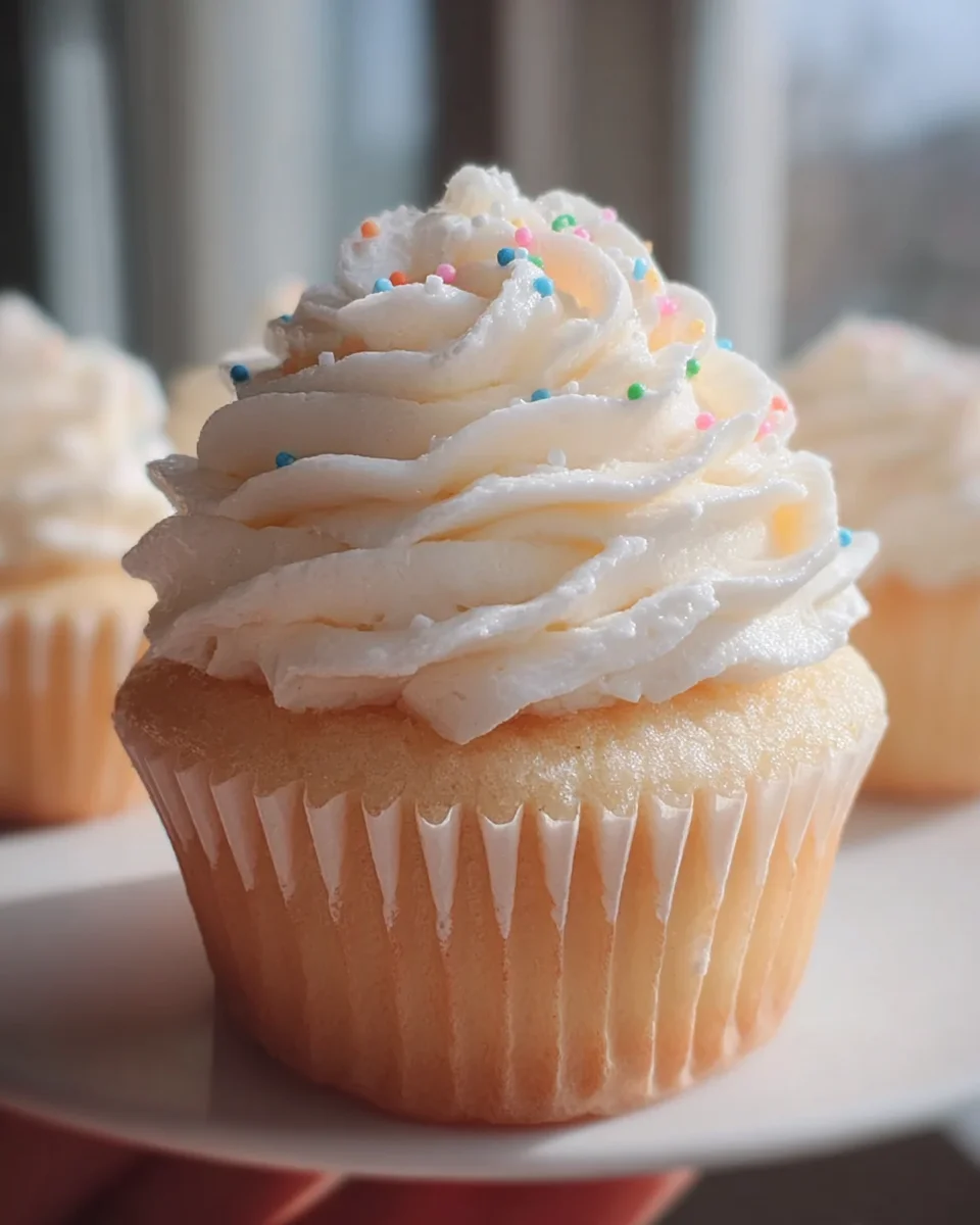 Fluffy White Cupcakes