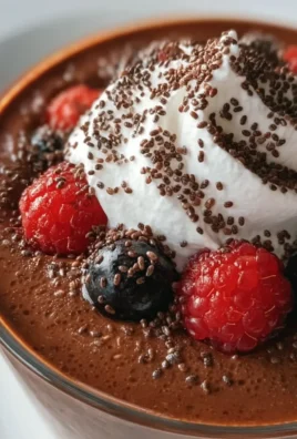 High Protein Chocolate Chia Pudding