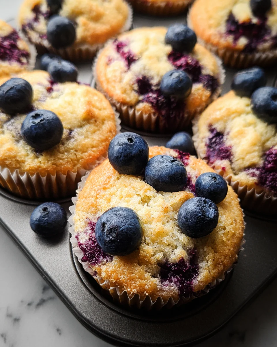 Homemade Blueberry Protein Muffins