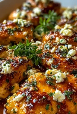Hot Honey Feta Chicken Dish: A Deliciously Spicy and Savory Recipe