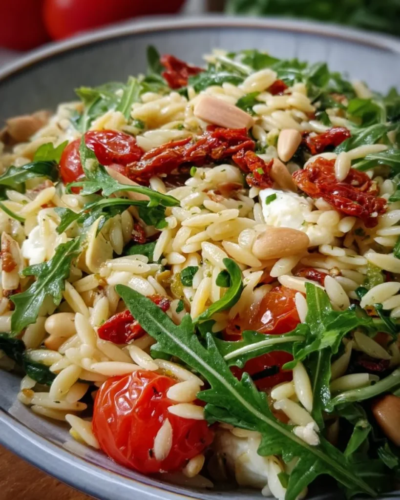 Italienisches Orzo Salat Rezept - einfach lecker!