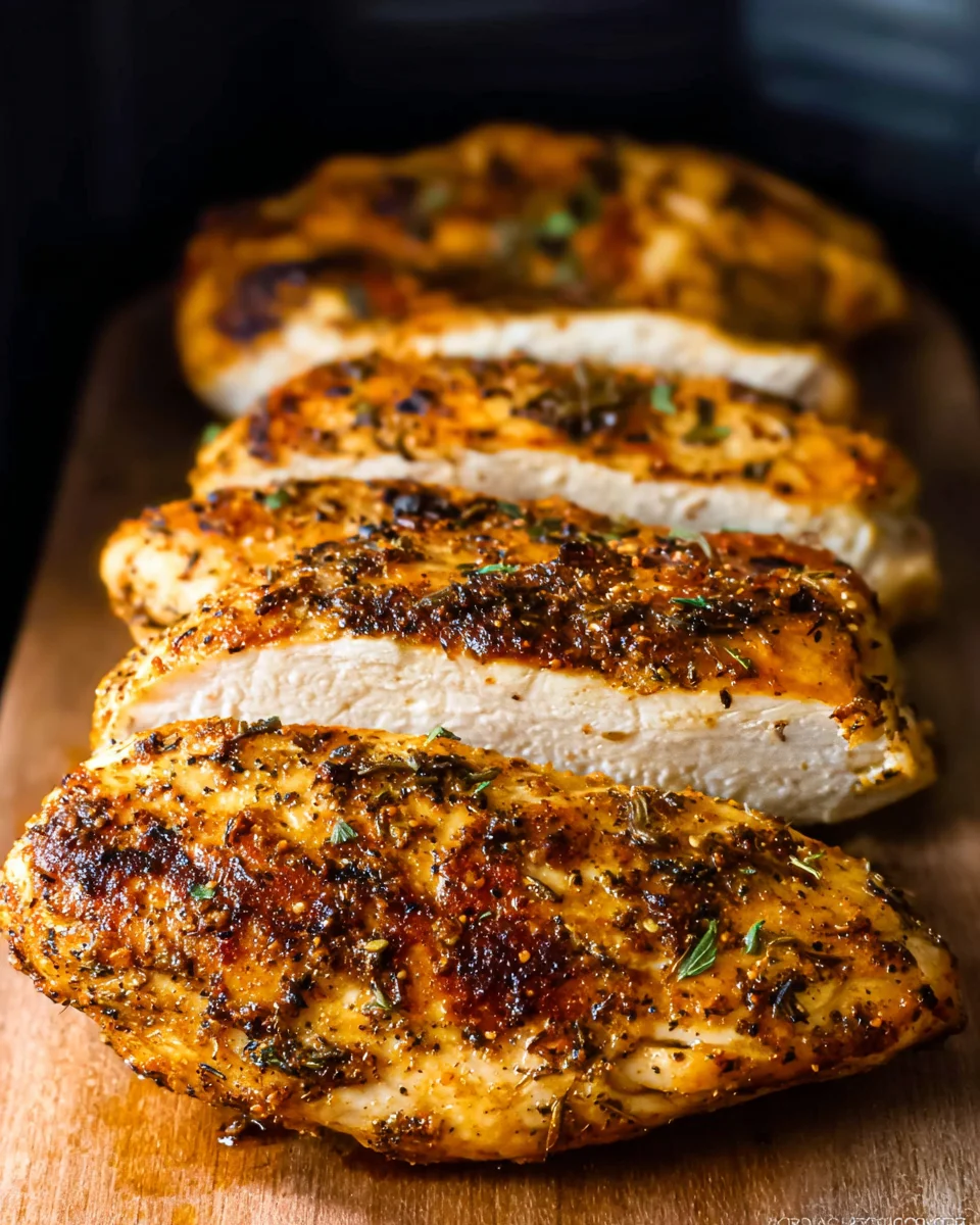 Juicy Air Fryer Chicken Breasts