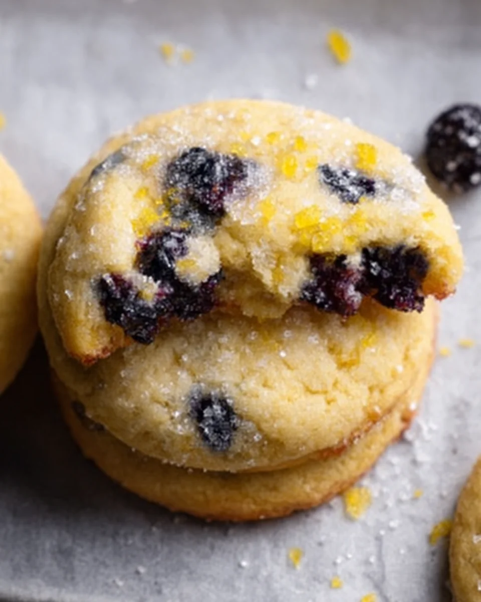 Lemon Blueberry Cookies Recipe