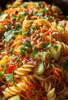 Limetten Crunch Nudelsalat