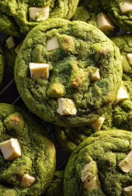 Matcha White Chocolate Cookies