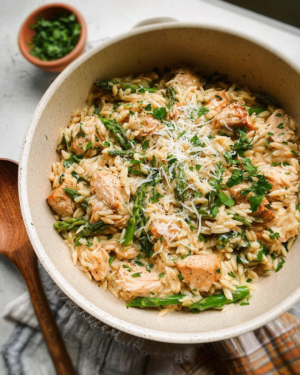 One Pot Chicken Orzo