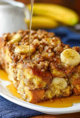Overnight Baked Banana French Toast Casserole