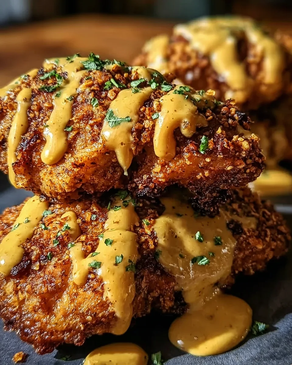 Pretzel Chicken with Mustard-Cheddar Sauce: An Amazing Ultimate Recipe