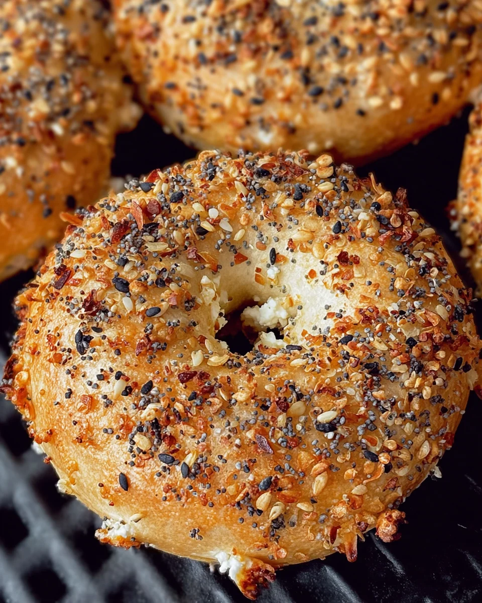 Protein Bagels with Cottage Cheese