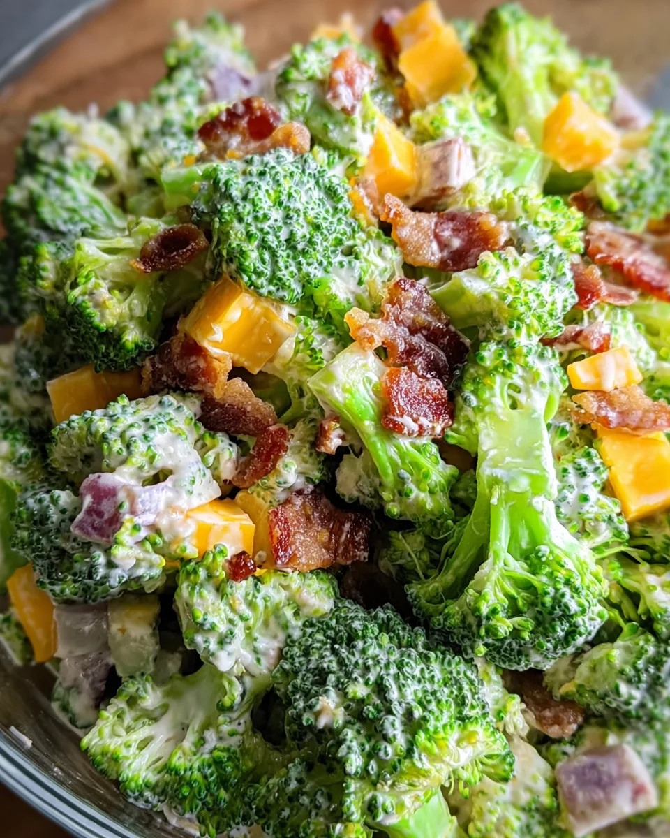 Quick Broccoli Ranch Salad