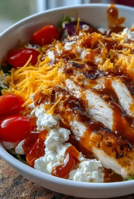 Quick Cottage Cheese BBQ Chicken Bowl