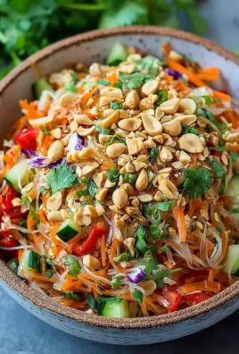 Salade Thaï Cacahuète : Recette Savoureuse et Facile à Réaliser